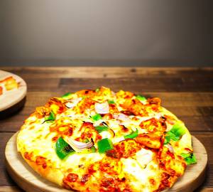 Mexican green pizza