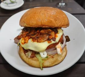 Grilled Mushroom Burger