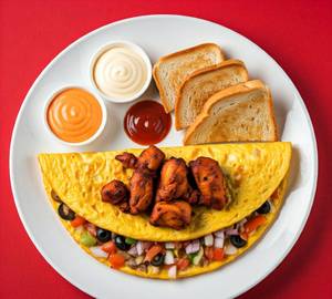 Chicken Seekh Omelette