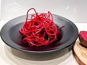 Beetroot Zoodles In Choice Of Sauce