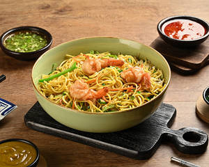 Prawns Hakka Noodles