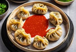 Chicken steamed momos