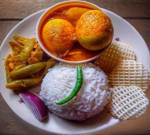 Bengali Egg Thali