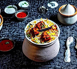 Paneer Tikka Biryani