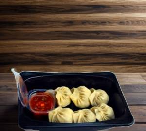 Mutton Momo Full 10 Pieces With Ketchup And Red Chilly