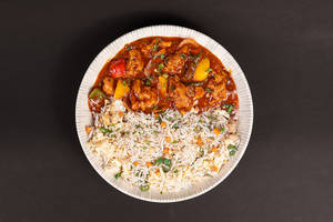 Chilli Chicken With Fried Rice