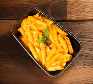 Ala rosey pink sauce pasta (baked)