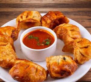 Fried mutton momo full
