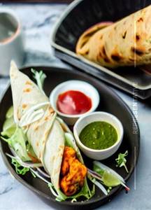 Chicken tikka frankie                                                                                        