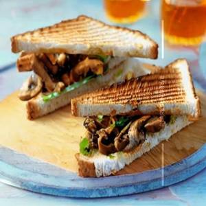 Chettinad mushroom sandwich