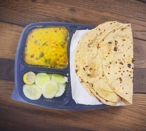 Yellow Dal with Roti Combo