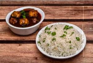 Veg Combination Manchurian Rice