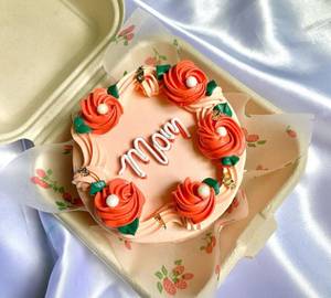 Flower Bento Strawberry Cake