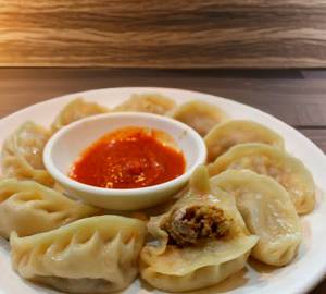 Mutton Momo Half 6 Pieces