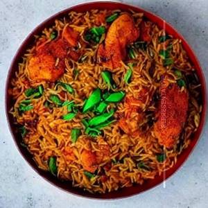 Chicken schuzwan rice