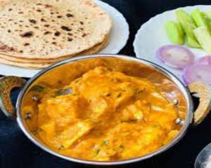 Patiyala Paneer With 2 Butter Tandoori Roti
