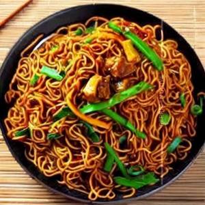 Veg Dragon In Manchurian Noodle