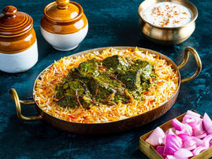 Haryali Chaap Biryani