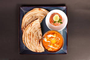 Paneer Butter Masala & Lachha Paratha
