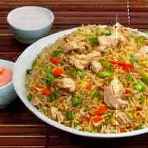 Tripple szechwan chicken fried rice