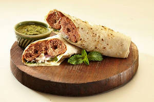 Mutton Seekh Kabab Roll [2 Pieces]