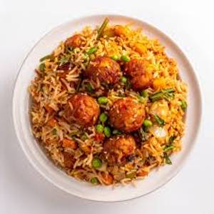 Veg manchurian rice bowl