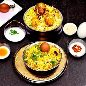 Egg Mughal Biriyani