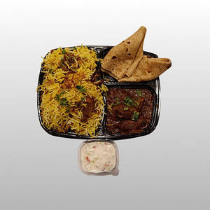 Chicken Dum Biryani + Chicken Fry (2pcs) + 2chapati + Raita
