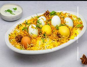 Egg Biryani Half