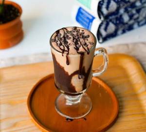 Cold coffee with crush