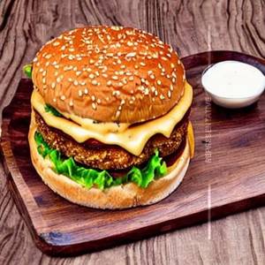 Classic Double Patti Veg Burger
