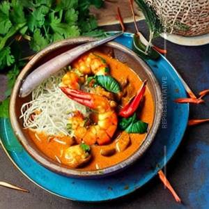 Thai Red Curry Prawns