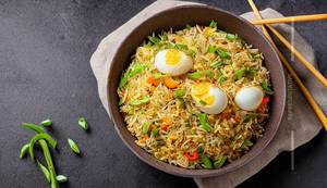Egg Burnt Garlic Fried Rice