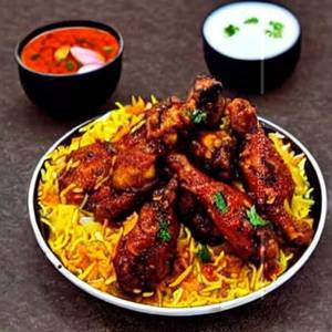 Donne chicken wings biryani