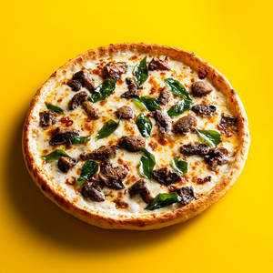 Mushroom Ghee Roast Pizza