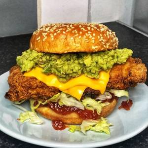 Chicken Burger With Cheese