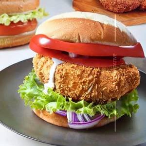 Crispy Tandoori Chicken Burger