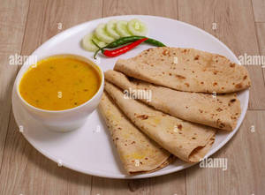 Chapati [1 Piece] - Veg Gravy