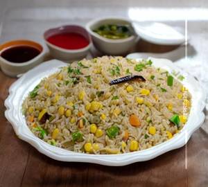 Corn & Mushroom Fried Rice