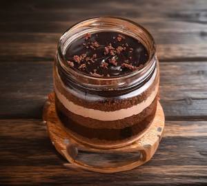 Choco mud jar cake