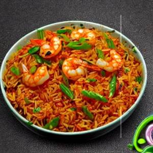 Prawn Chilly Garlic Rice