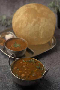 Chole bhature pure ghee