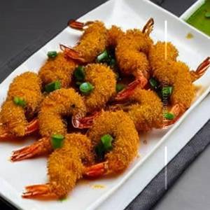Golden Fried Prawns  