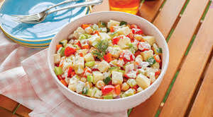 Creamy veg salad
