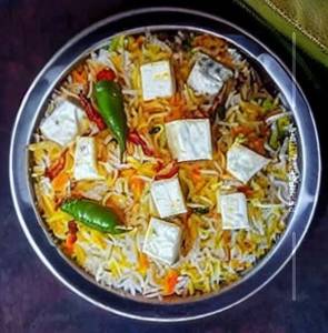 Veg Paneer Biryani