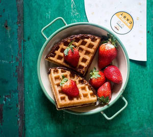 Choco Strawberry Waffle