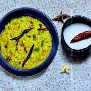 Moongdal khichdi desi ghee [jeera tarka]