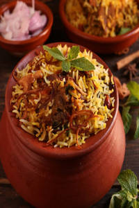 Bamboo Chicken Dum Biryani