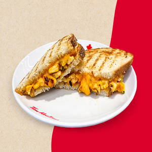 Spicy Cottage Cheese Melt Sandwich