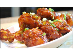 Chicken Lollipop With Sauce